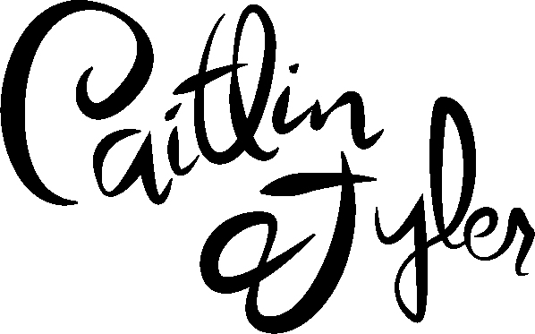 "Caitlin Tyler" logo written in handwritten cursive